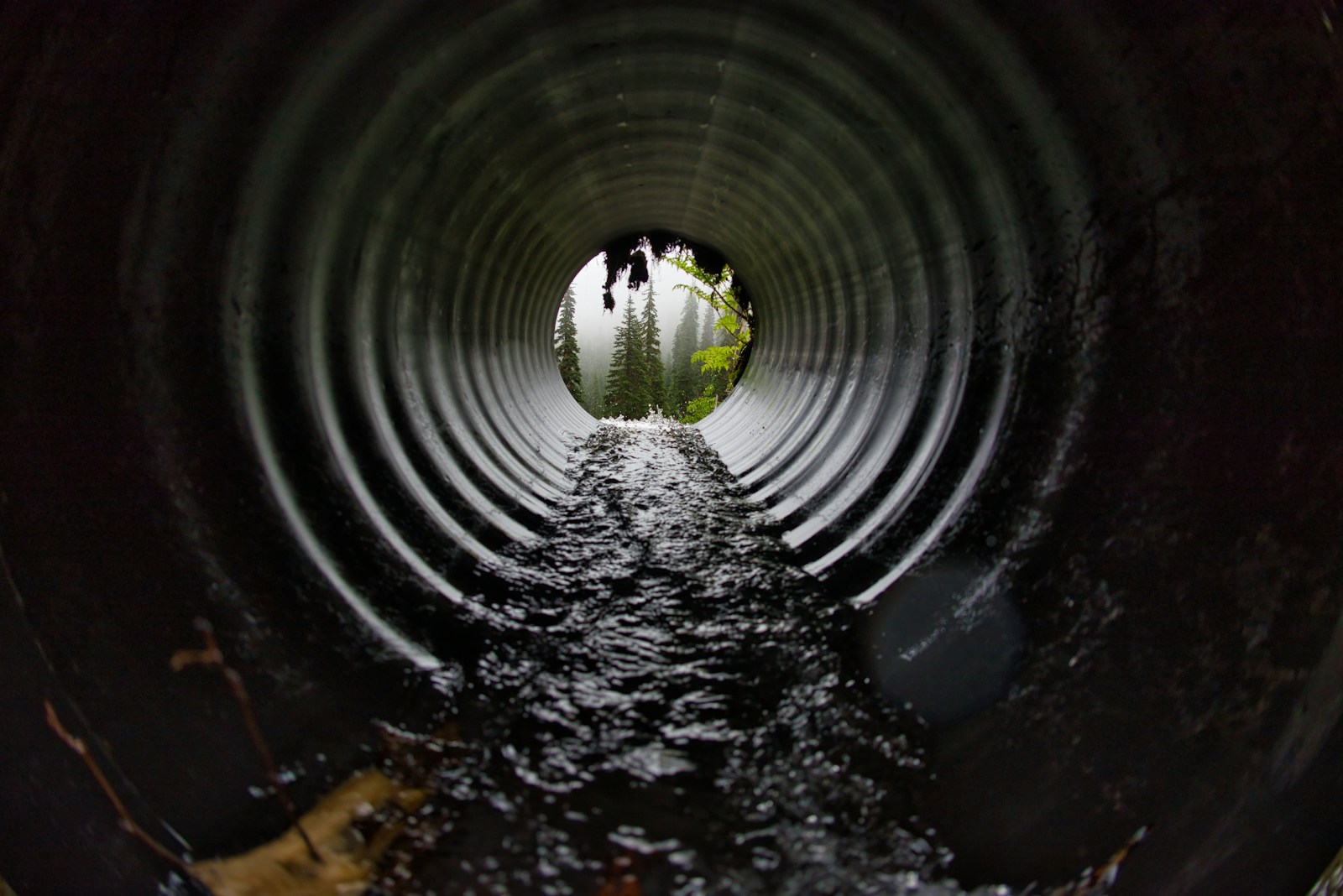 empty water tunnel